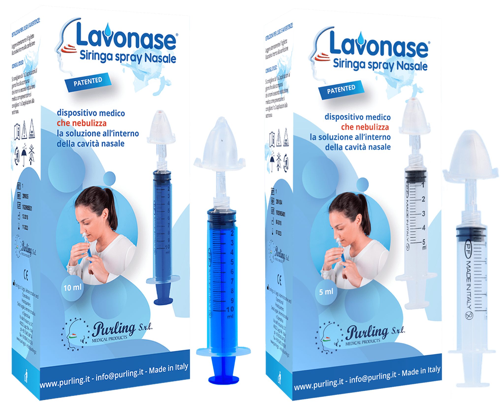 Purling Lavonase Siringa Spray Nasale - Para-Farmacia Bosciaclub